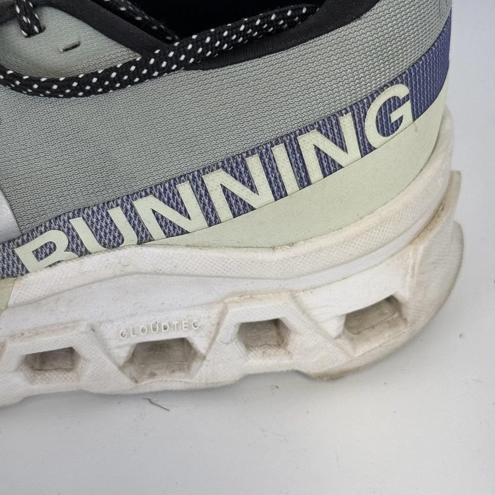 On Running Shoes Womens 10 Gray Cloudmonster CloudTec Athletic Mesh Sneakers